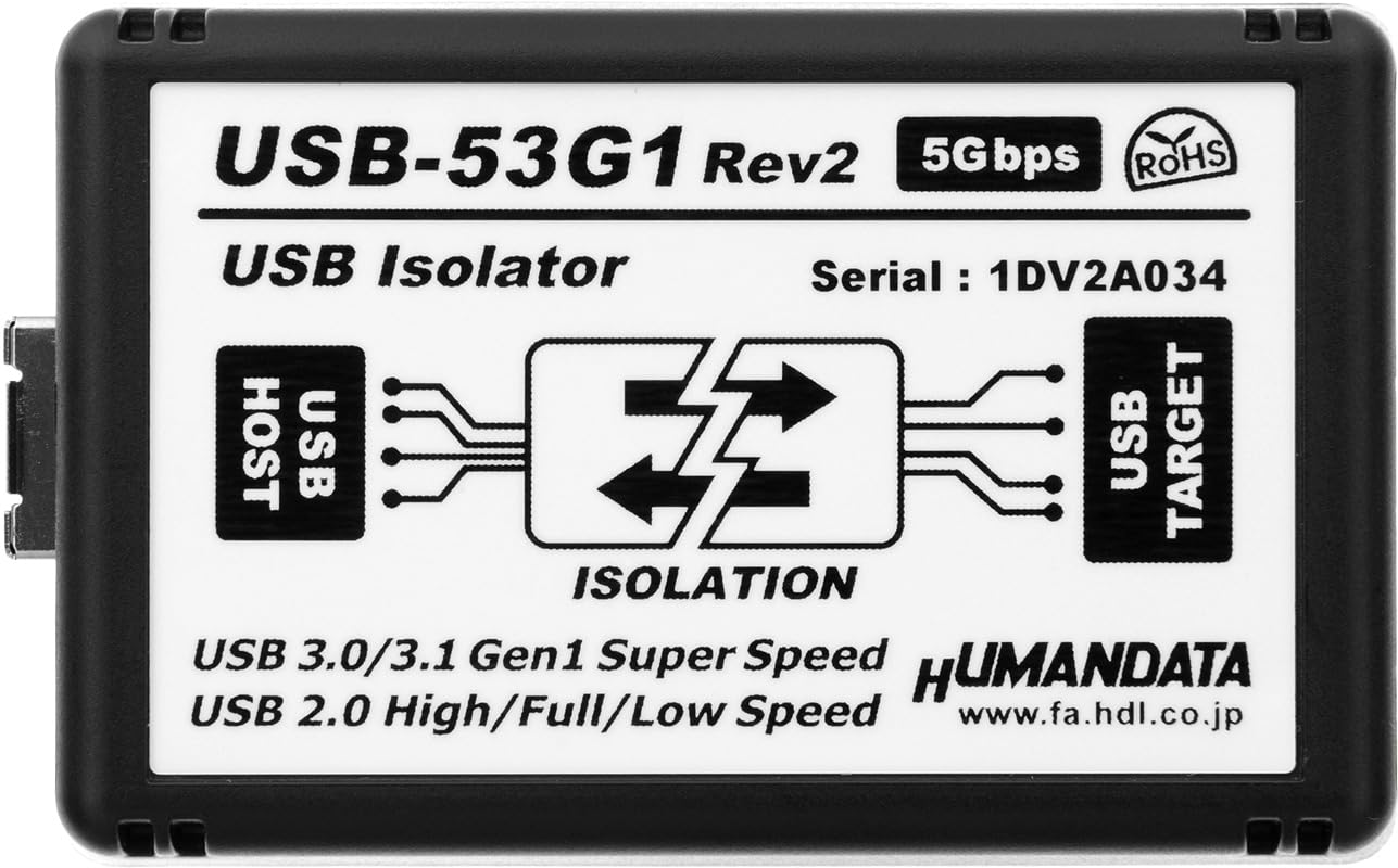 Amazon.co.jp: USB3.0/3.1 Gen1 アイソレータ（コンパクト）[USB-53G1